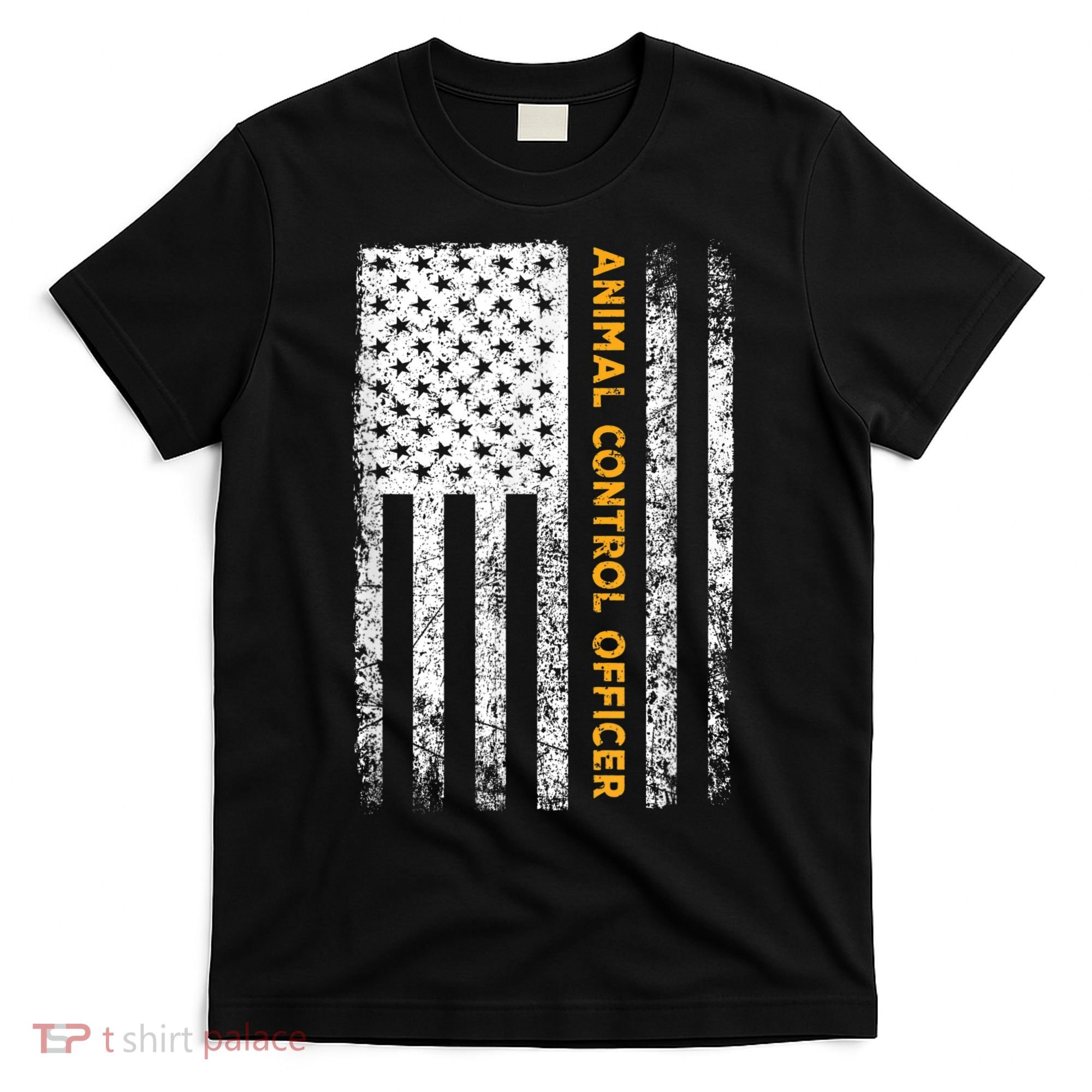 Animal Control Officer Flag Wildlife Rescue Patrol Control T-Shirt