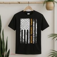 Animal Control Officer Flag Wildlife Rescue Patrol Control T-Shirt thumb 2
