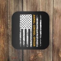 Animal Control Officer Flag Wildlife Rescue Patrol Control Coaster thumb 0