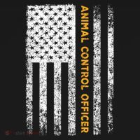 Animal Control Officer Flag Wildlife Rescue Patrol Control Mousepad thumb 1