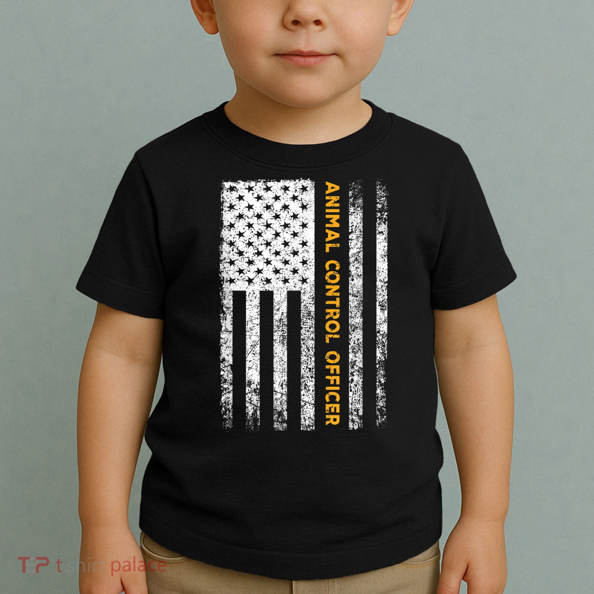 Animal Control Officer Flag Wildlife Rescue Patrol Control Toddler T-Shirt