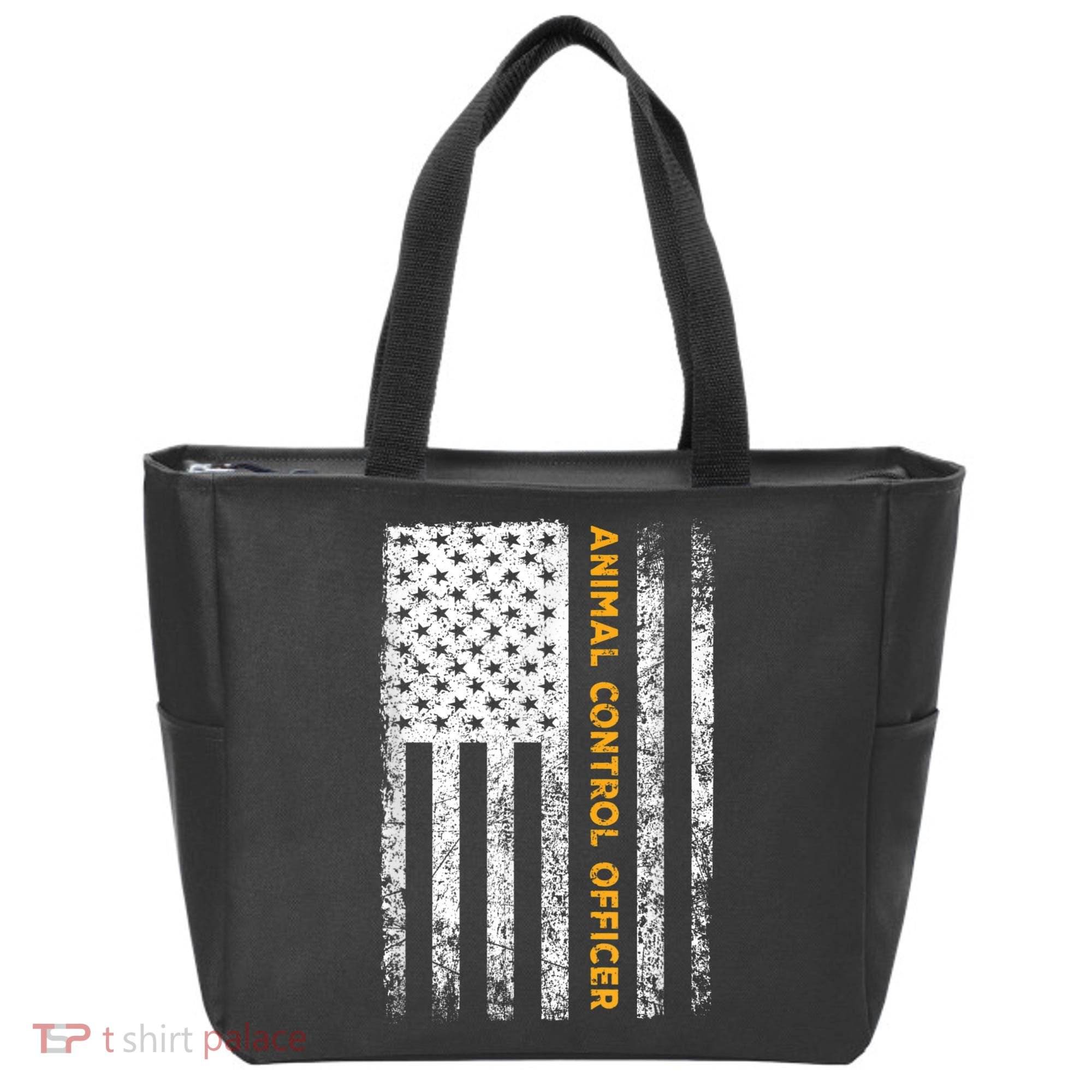 Animal Control Officer Flag Wildlife Rescue Patrol Control Tote Bag