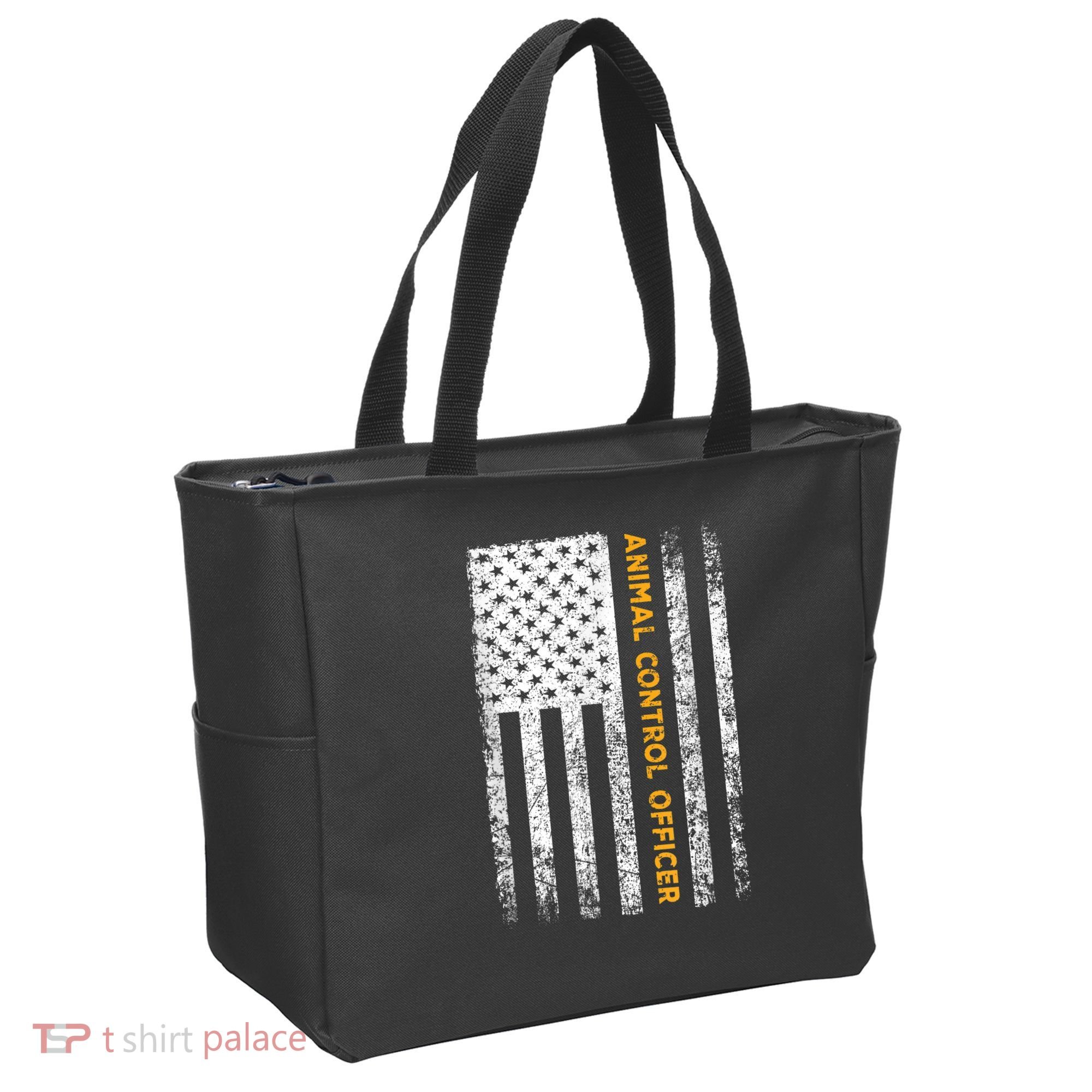 Animal Control Officer Flag Wildlife Rescue Patrol Control Tote Bag