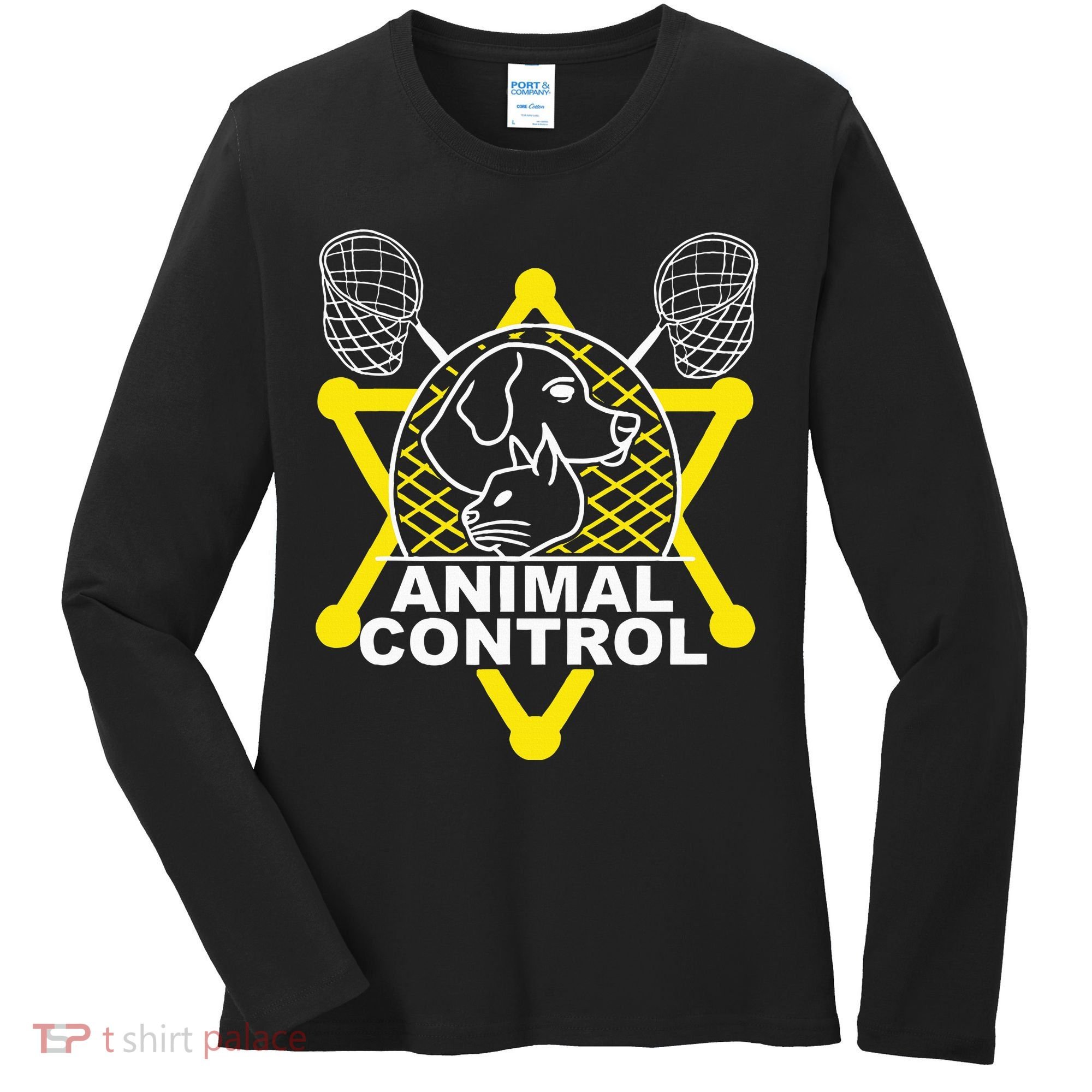 Animal Control Officer Catcher Cats Dogs Women's Long Sleeve Shirt