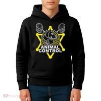 Animal Control Officer Catcher Cats Dogs Kids Hoodie thumb 4