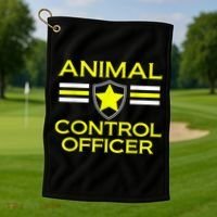 Animal Control Officer Golf Towel thumb 1