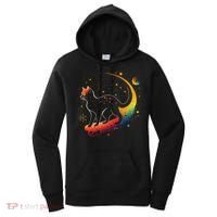 Astronaut Cat or Funny Galaxy Cat on Space Cat Lover Women's Hoodie thumb 0