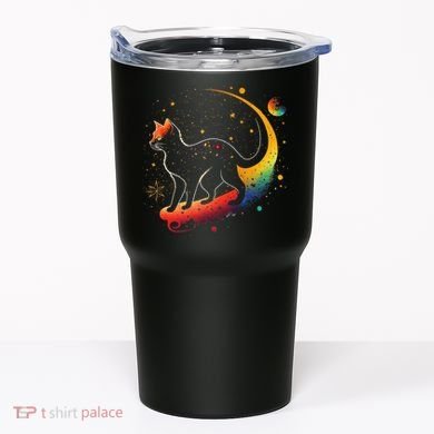 Astronaut Cat or Funny Galaxy Cat on Space Cat Lover Tumbler