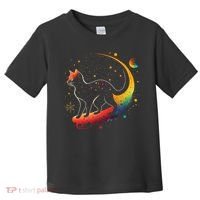 Astronaut Cat or Funny Galaxy Cat on Space Cat Lover Toddler T-Shirt thumb 0