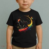 Astronaut Cat or Funny Galaxy Cat on Space Cat Lover Toddler T-Shirt thumb 2