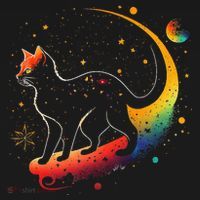 Astronaut Cat or Funny Galaxy Cat on Space Cat Lover Visor thumb 3