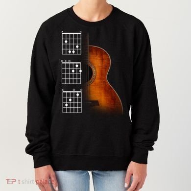 Acoustic Guitar Chords Women's Sweatshirt
