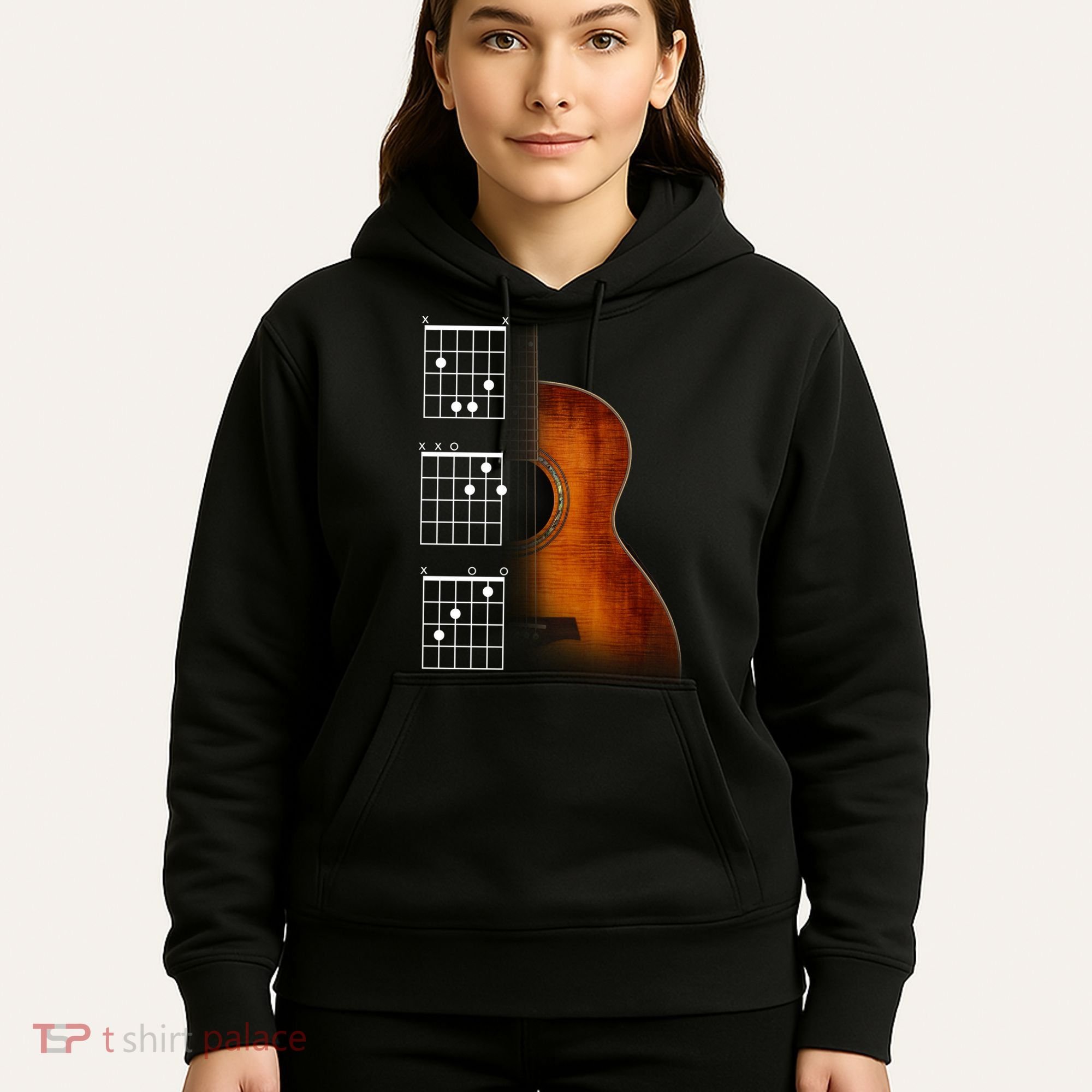 Acoustic Guitar Chords Hoodie