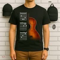 Acoustic Guitar Chords T-Shirt thumb 6