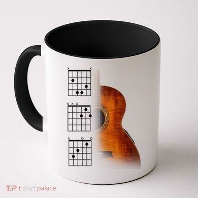 Acoustic Guitar Chords Coffee Mug