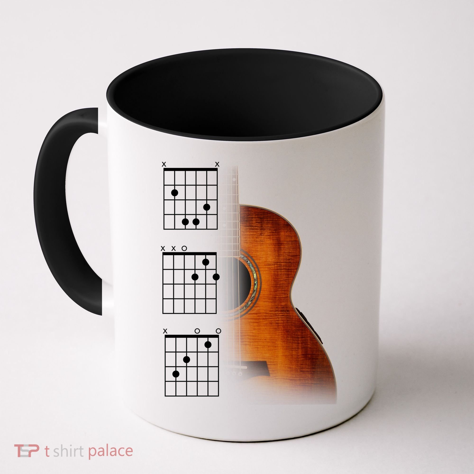 Acoustic Guitar Chords Coffee Mug
