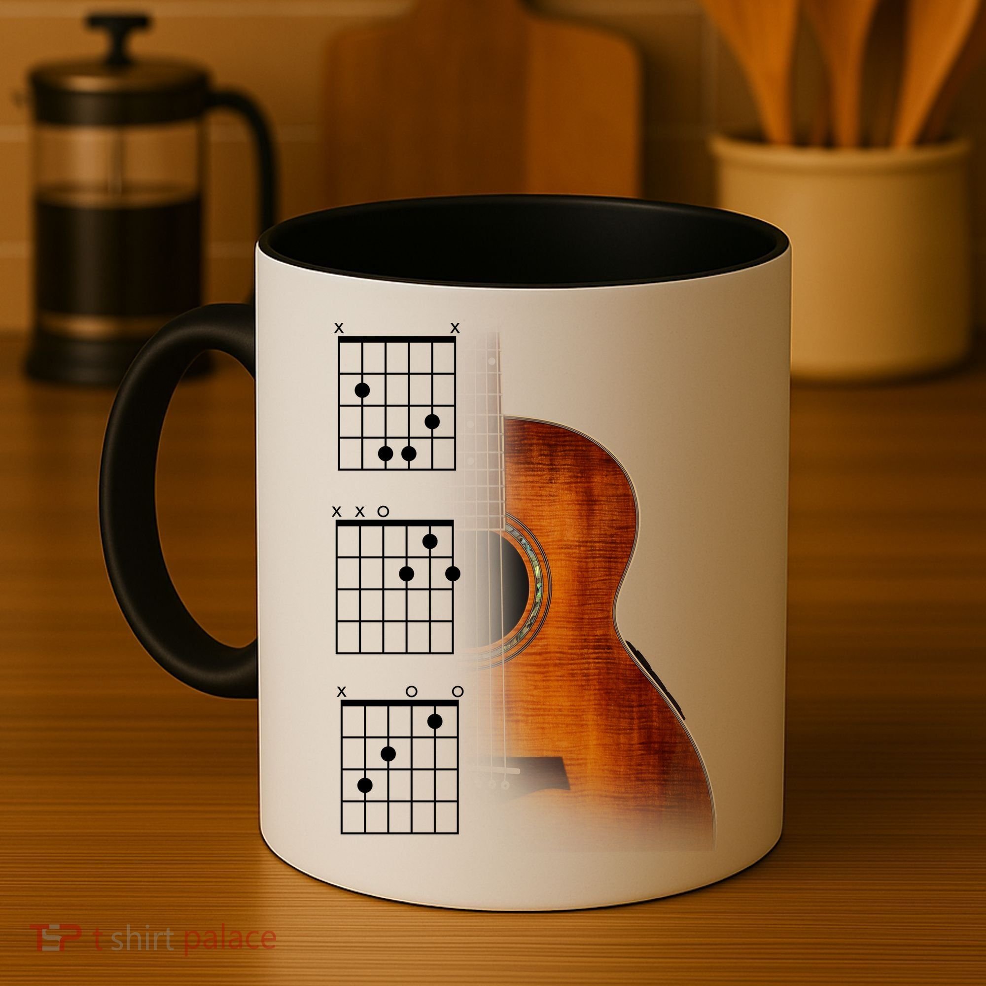 Acoustic Guitar Chords Coffee Mug