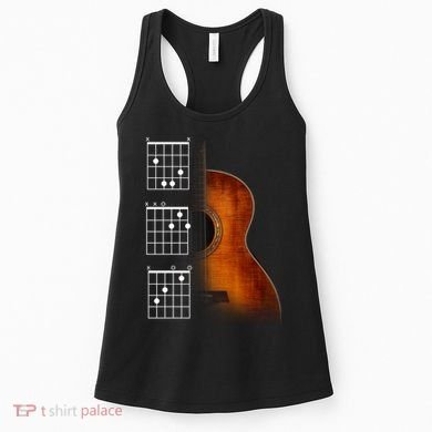 Acoustic Guitar Chords Women's Tank Top