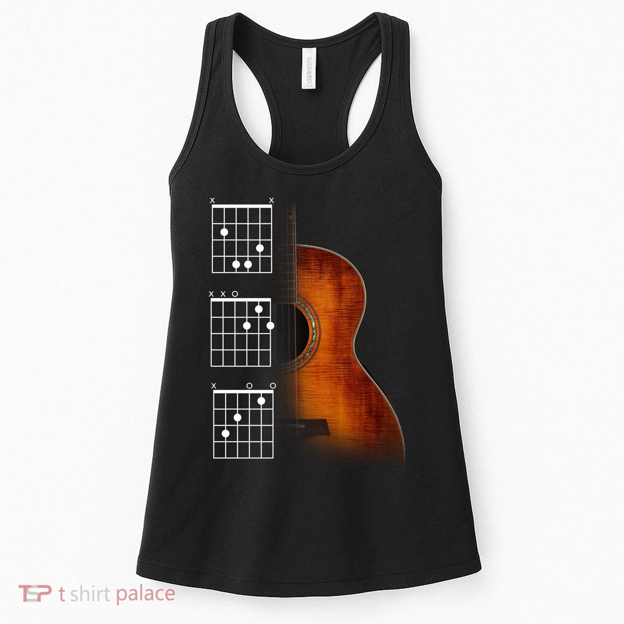 Acoustic Guitar Chords Women's Tank Top