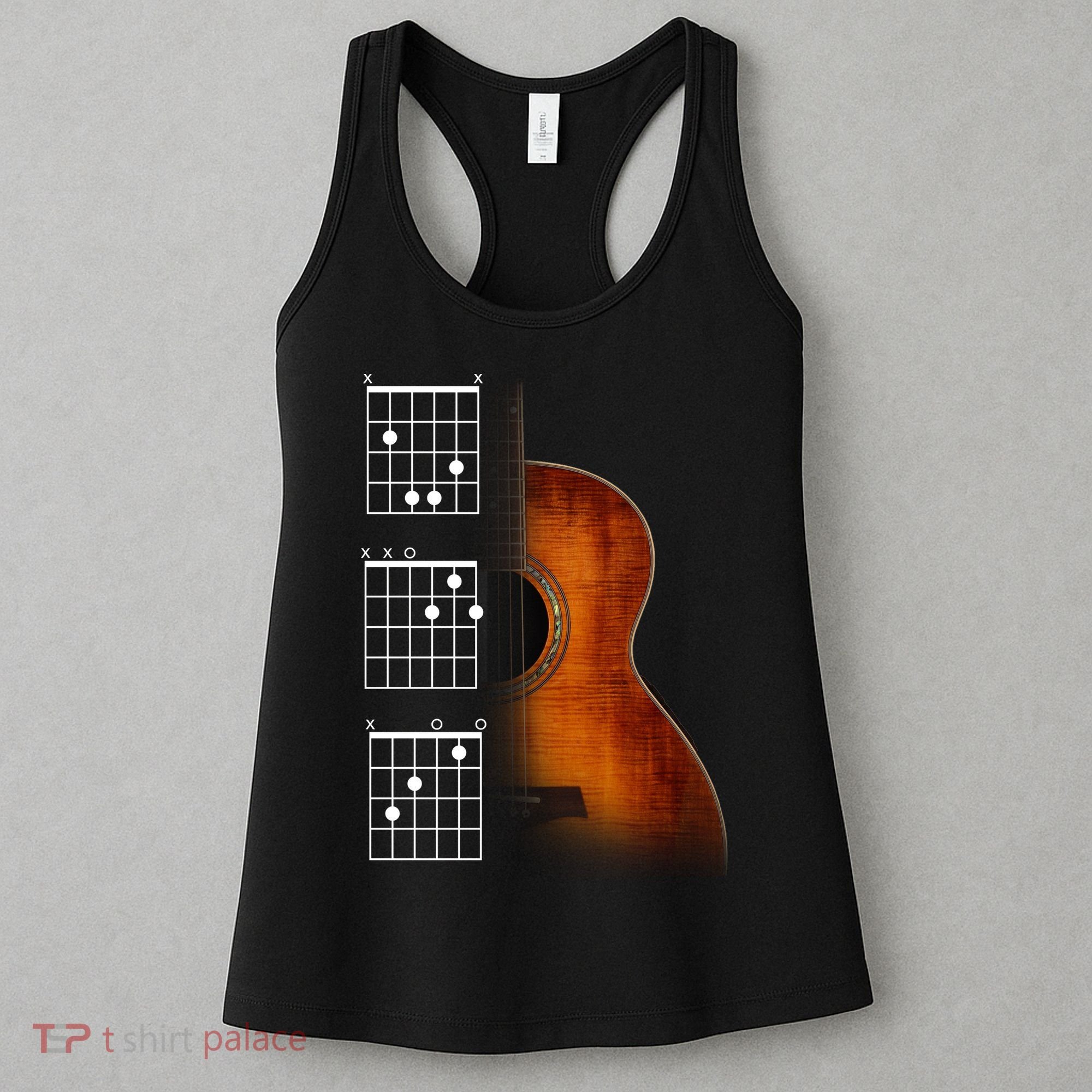 Acoustic Guitar Chords Women's Tank Top