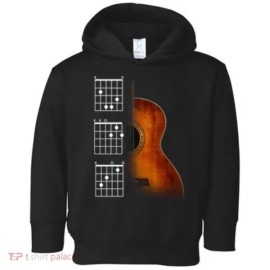 Acoustic Guitar Chords Toddler Hoodie