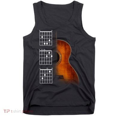 Acoustic Guitar Chords Tank Top