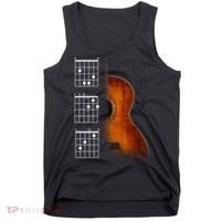 Acoustic Guitar Chords Tank Top thumb 0
