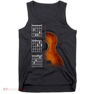 Acoustic Guitar Chords Tank Top