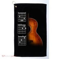 Acoustic Guitar Chords Golf Towel thumb 0