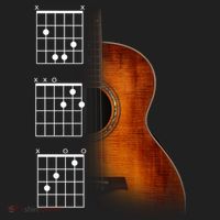 Acoustic Guitar Chords Golf Towel thumb 3