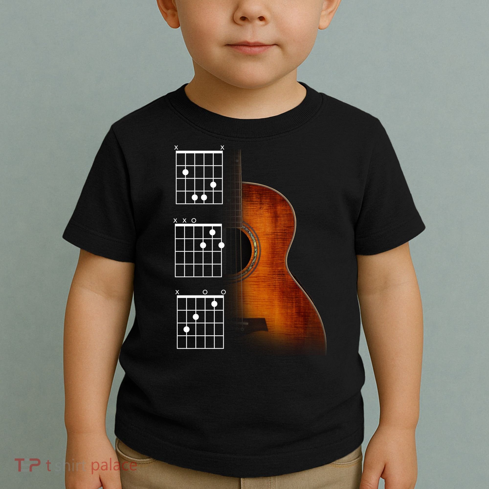 Acoustic Guitar Chords Toddler T-Shirt