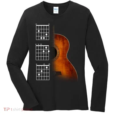 Acoustic Guitar Chords Women's Long Sleeve Shirt