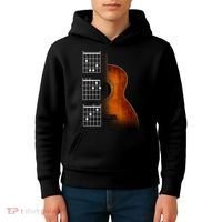 Acoustic Guitar Chords Kids Hoodie thumb 4