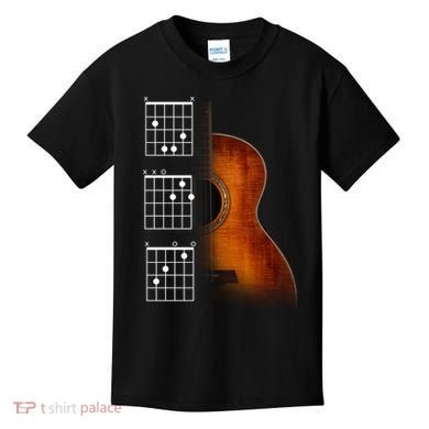 Acoustic Guitar Chords Kids T-Shirt