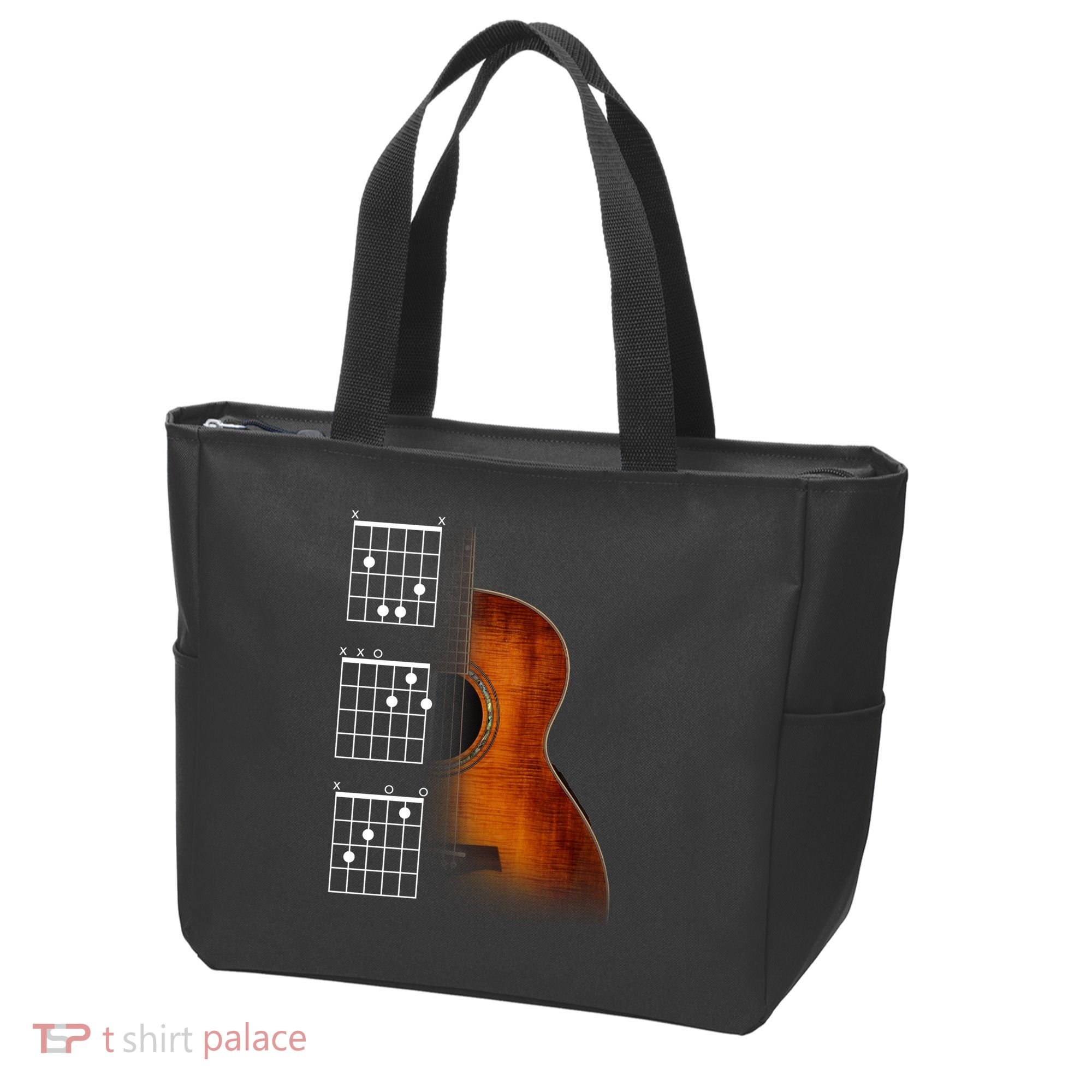 Acoustic Guitar Chords Tote Bag
