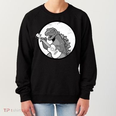 Acoustic Guitar Dinosaur Women's Sweatshirt