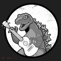 Acoustic Guitar Dinosaur Women's Sweatshirt thumb 2
