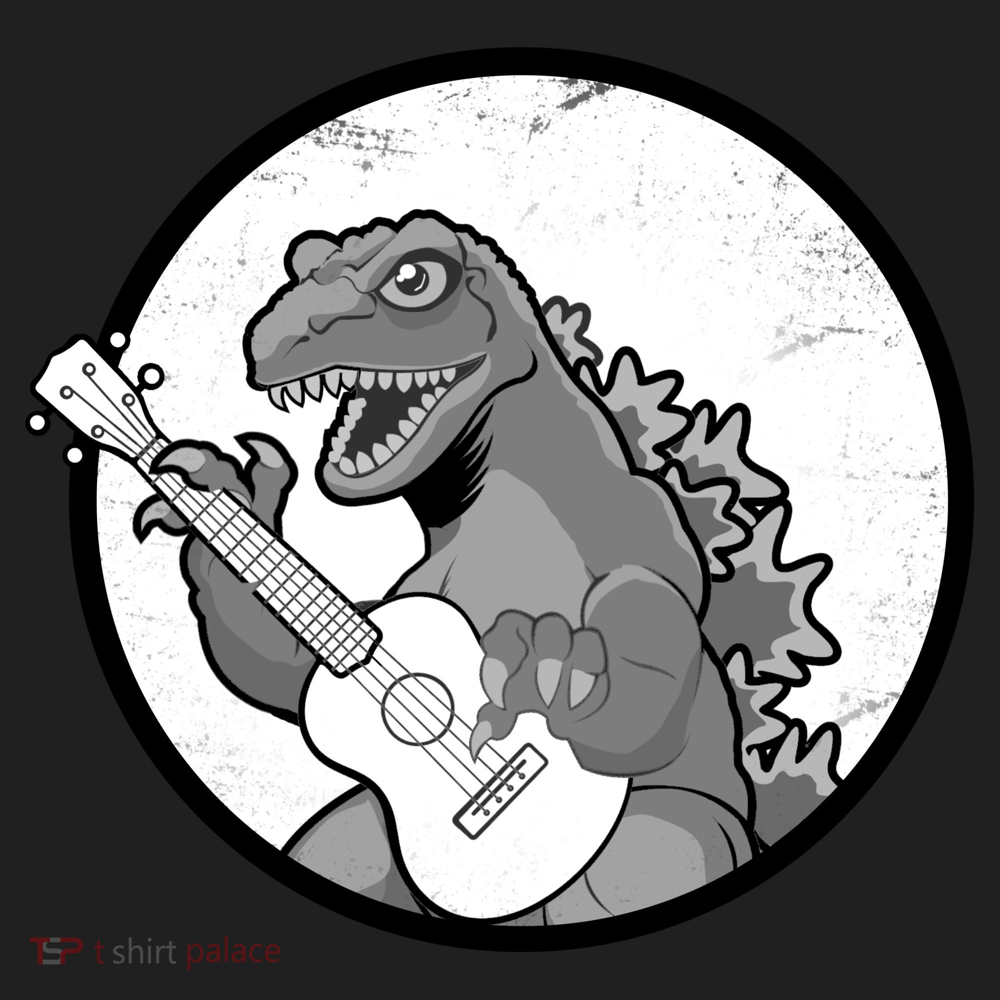 Acoustic Guitar Dinosaur Women's Sweatshirt