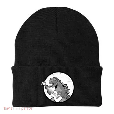 Acoustic Guitar Dinosaur Beanie