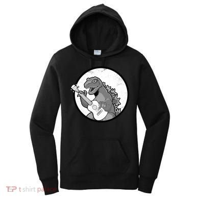 Acoustic Guitar Dinosaur Women's Hoodie
