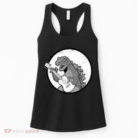 Acoustic Guitar Dinosaur Women's Tank Top thumb 0