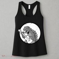 Acoustic Guitar Dinosaur Women's Tank Top thumb 3