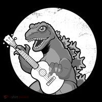 Acoustic Guitar Dinosaur Toddler Hoodie thumb 2