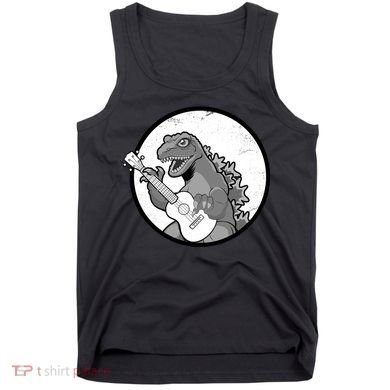 Acoustic Guitar Dinosaur Tank Top