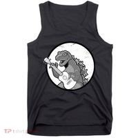 Acoustic Guitar Dinosaur Tank Top thumb 0