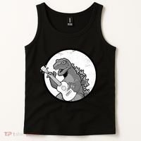 Acoustic Guitar Dinosaur Tank Top thumb 2