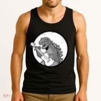 Acoustic Guitar Dinosaur Tank Top thumb 3