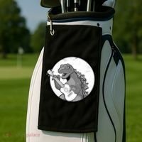 Acoustic Guitar Dinosaur Golf Towel thumb 2