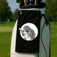 Acoustic Guitar Dinosaur Golf Towel thumb 2