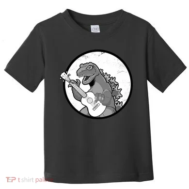 Acoustic Guitar Dinosaur Toddler T-Shirt